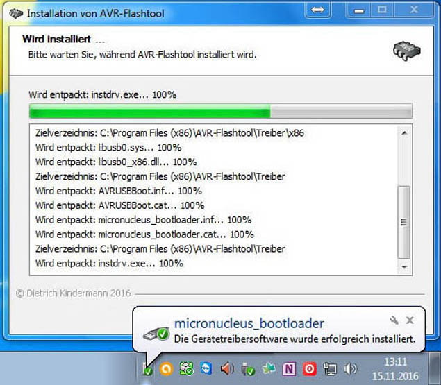 Treiberinstallation (Windows 7)