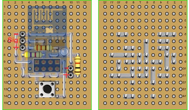 WiFi-Thermometer (BlackBoard Circuit Desginer)