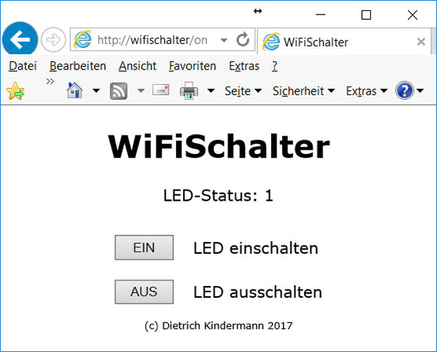 WiFiSchalter (Version 1)