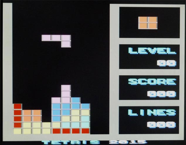 Tetris 25MHz (Screenshot)